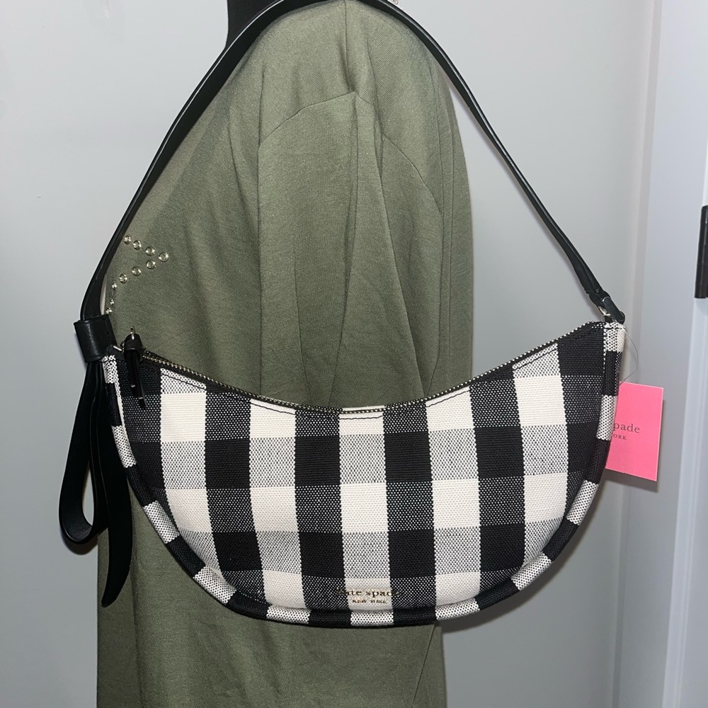 NWT Kate Spade Smile Gingham Bag